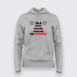 CNC OPERATOR, Not a  Mechanik funny Automobile Mechanic Hoodie Online India.