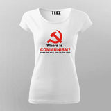 Communism T-Shirt For Women