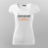 Computer Engineer, Software-Hardware Engineering T-Shirt For Women