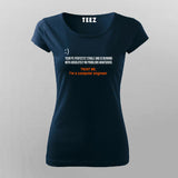 Computer Engineer, Software-Hardware Engineering T-Shirt For Women