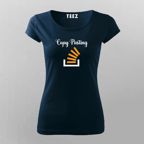 Copy paste Programmer from Stack Overflow T-Shirt For Women – TEEZ.in
