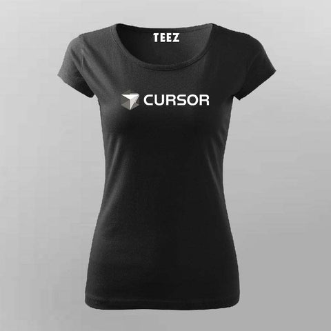 Cursor Women Round Neck T-shirt