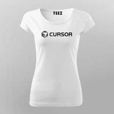 Cursor Developer T-shirt For Women – Coding Style Tee