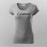 Cursor Developer T-shirt For Women – Coding Style Tee