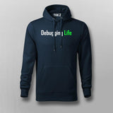 Debugging Life Cotton & Zip Hoodies - Programmer's Problem-Solver Gear