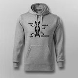 Desi DNA Mirch, Chai, Masala and Bollywood Hindi Hoodie for Men.