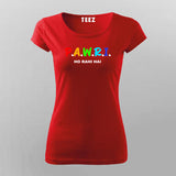 Pawri Ho Rahi Hai Women Tee - Desi Urdu Hindi Trending Wear by Teez