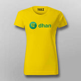 Dhan Trading Logo T-shirt For Women