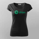 Dhan Trading Logo T-shirt For Women