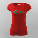 Dhan Trading Logo T-shirt For Women