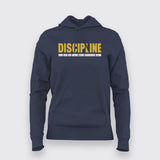 Discipline will take you to places where motivation can't T-Shirt For Women