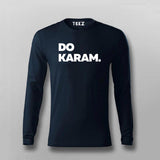 Do Karam Tee - Bold Hindi Slogan Wear by Teez