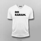 Do Karam Hindi Slogan T-shirt For Men
