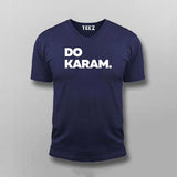 Do Karam Tee - Bold Hindi Slogan Wear by Teez