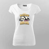 Dus Bahane Gym T-shirt For Women – Funny Fitness Tee