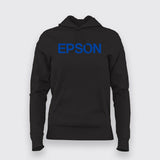 EPSON Inspired Women's Round Neck Hoodie - Tech Savvy Style