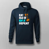 Eat Sleep Gym Repeat T-shirt For Men