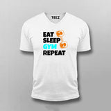 Eat Sleep Gym Repeat T-shirt For Men