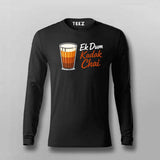 Kadak Chai T-shirt For Men – Ek Dum Desi Tea Vibe