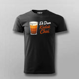 Kadak Chai T-shirt For Men – Ek Dum Desi Tea Vibe