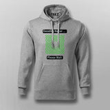 Encoding Humour... Please Wait Hoodies For Men