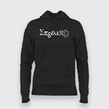 Engineer Spelled out in Symbols Engineering Hoodies For Women