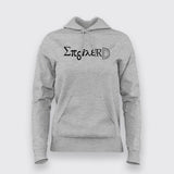 Engineer Spelled out in Symbols Engineering Hoodies For Women