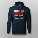 Error Code ID-10-T Hoodie - Funny Tech Support Wear by Teez