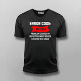 Error Code ID-10-T - Problem caused by defective input device located in a chair T-shirt For Men