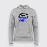 I Just Said What You Thought - Bold Women's T-shirt