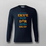 Excuse My Dear Aunt Sally Math T-shirt For Men