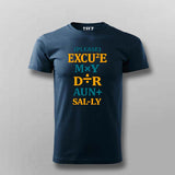 Excuse My Dear Aunt Sally Math T-shirt For Men