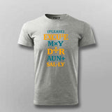 Excuse My Dear Aunt Sally Math T-shirt For Men