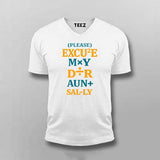 Excuse My Dear Aunt Sally Math T-shirt For Men