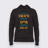 Excuse My Dear Aunt Sally Math Hoodie For Women