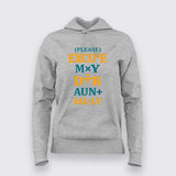 Excuse My Dear Aunt Sally Math Hoodie For Women