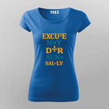 Excuse My Dear Aunt Sally Math T-shirt For Women