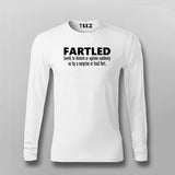 Fartled Funny Fart Toilet Tee - Hilarious Statement Wear by Teez