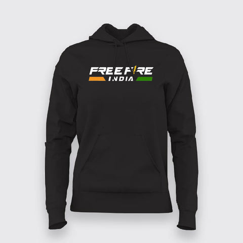 Free Fire India ( India ka Battle Royale ) Gaming Hoodie For women Online India