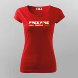 Free Fire India ( India ka Battle Royale ) Gaming T-shirt For Women Online India