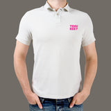 Funny Hindi Urdu Quote Desi Meme Polo T-Shirt For Men