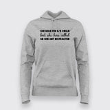 She Believed She Could But ADHD - Women's Funny Hoodie