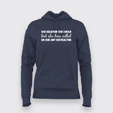 She Believed She Could But ADHD - Women's Funny Hoodie