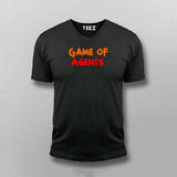 GAME OF AGENTS Men V Neck T-shirt