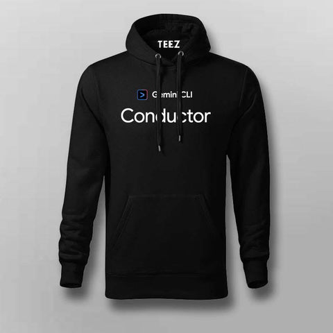 Gemini CLI Conductor Men Hoodie