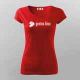 Gentoo Linux Women's Tee: Embrace Open Source Freedom