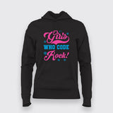 Girls Who Code Rock Programming T-shirt From Teez.