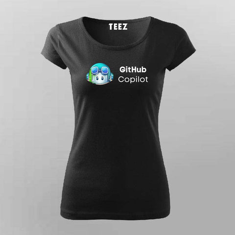 Github Copilot Women Round Neck T-shirt 