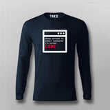 Going Outside is OVerated, I would rather Code Programming T-shirt for Men.