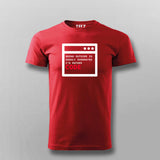 Going Outside is OVerated, I would rather Code Programming T-shirt for Men.